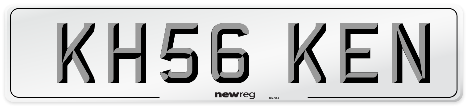 KH56 KEN Number Plate from New Reg